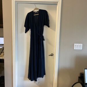 Blue Reformation Windsor Dress, Size S.